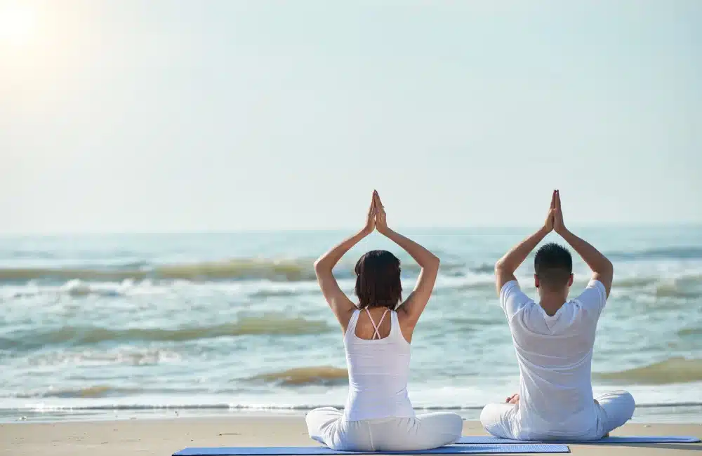 Yoga & Meditation on Private Beach