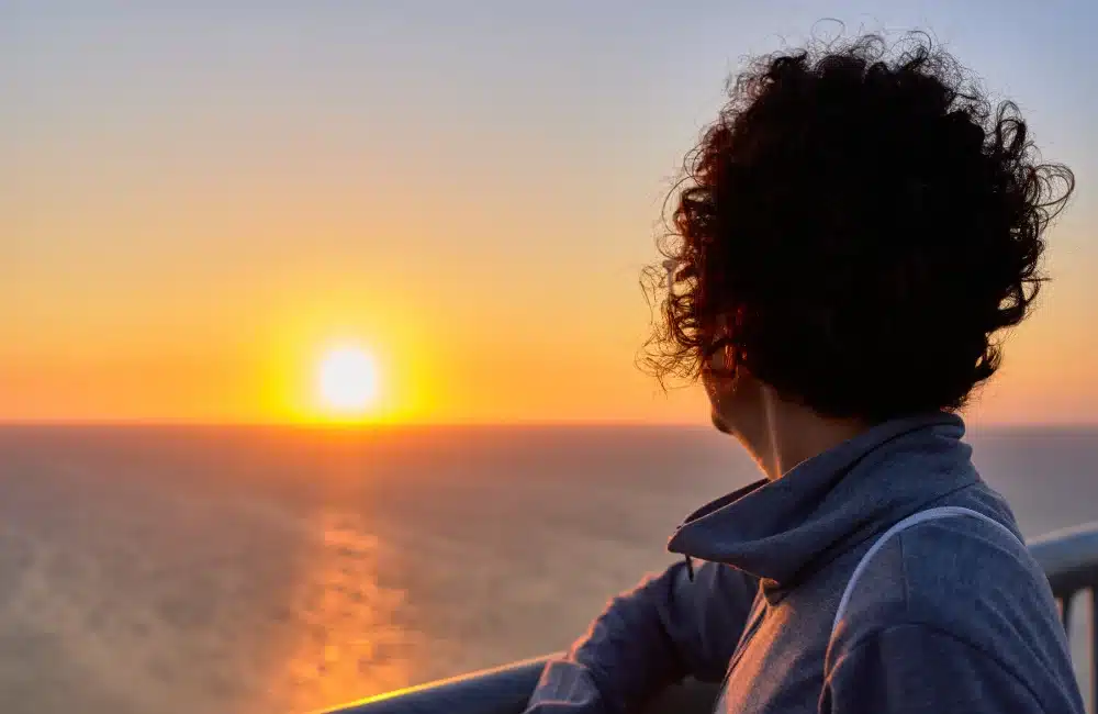 Watching the Sunrise or Sunset